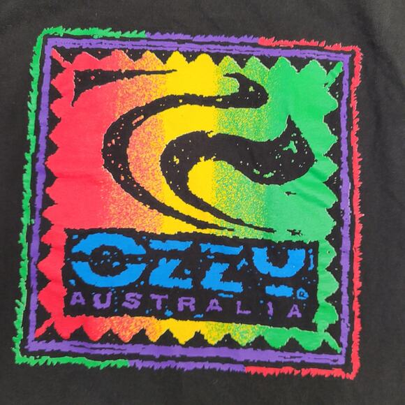 Vintage Ozzy Australia Surf Shirt Large 21x26 USA - Picture 8 of 11